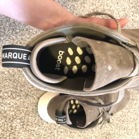 NWOT Adidas NMD Sneakers Grey Suede - Picture 5 of 8